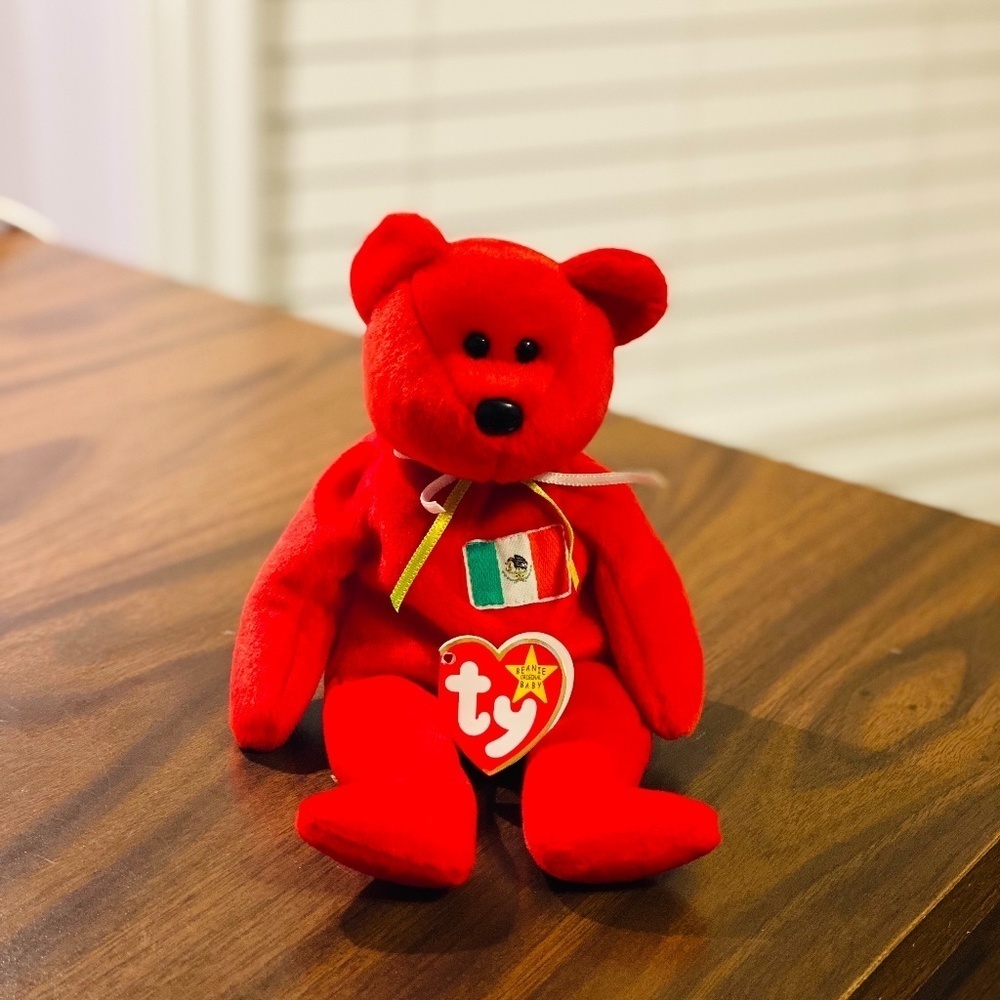 Ty Beanie Baby Osito Mexican Bear - Never Played With